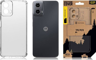 Kалуп за телефон Tactical Plyo за Motorola G34, TPU, проѕирен