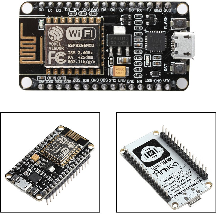 Modul WiFi Espressif ESP8266 ESP 12E NodeMCU v2, 4MB Flash | Gjirafa50