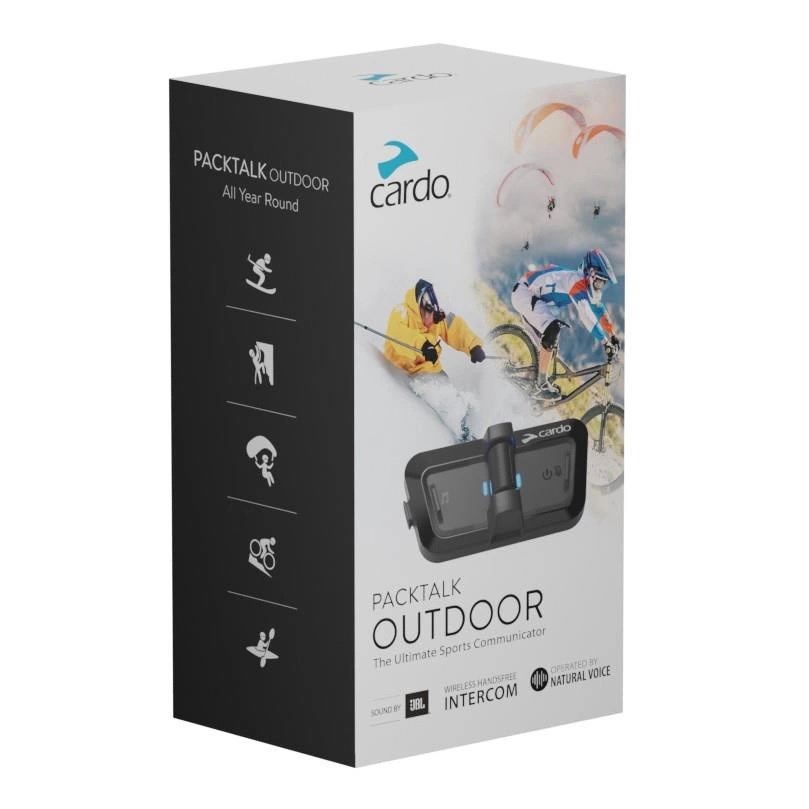 Interkom Cardo Universal OUTDOOR, Bluetooth 5.2, IP67, i zi