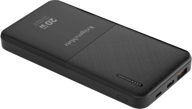 Powerbank Kruger&Matz KM0904, 10000mAh, USB dhe USB Type C, i zi
