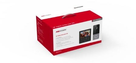 Kit videoportë IP Hikvision DS-KIS606-P, kamerë 2MP, ekran 4.3", Wi-Fi 2.4GHz