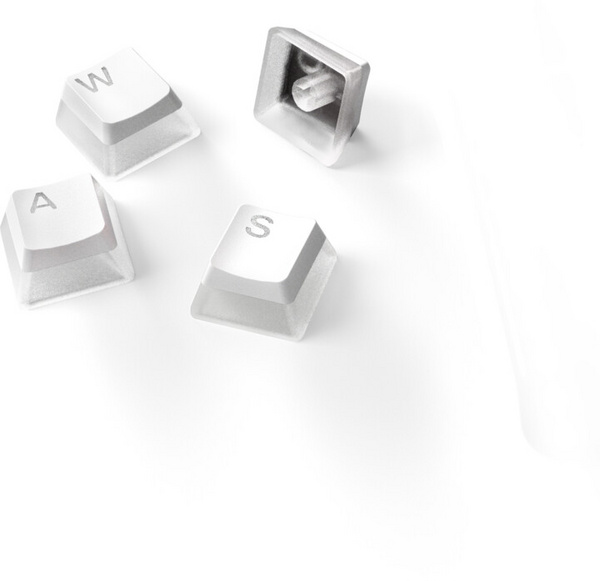 Taste SteelSeries PrismCaps, PBT, 120 copë, US, të bardha