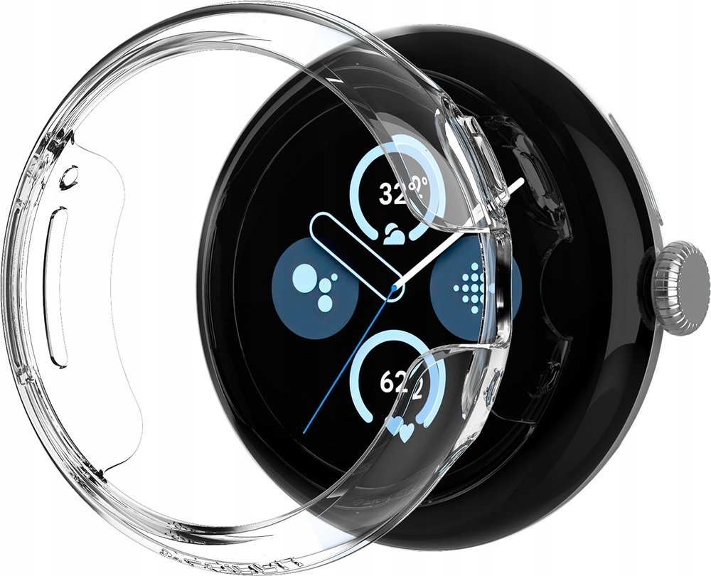 Mbulesë Spigen Thin Fit Crystal Clear, për Google Pixel Watch, transparente