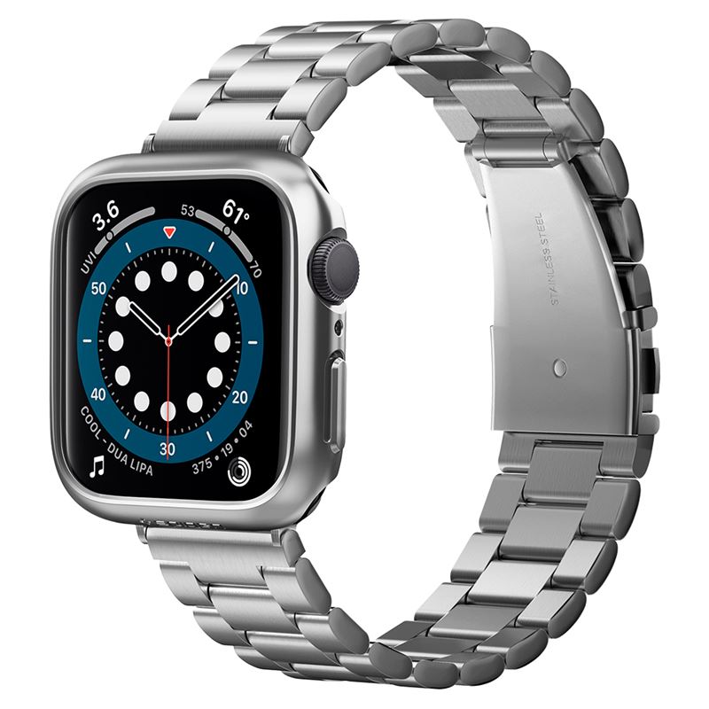 Mbështjellës për Apple Watch SE 2022/6/SE/5/4 (44 mm) Spigen Thin Fit, i hirtë