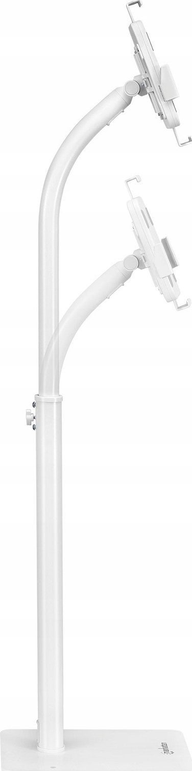 Qëndrim dyshemeje për tablet Techly, 9.7-10.1", me kornizë dhe kyçje, i bardhë