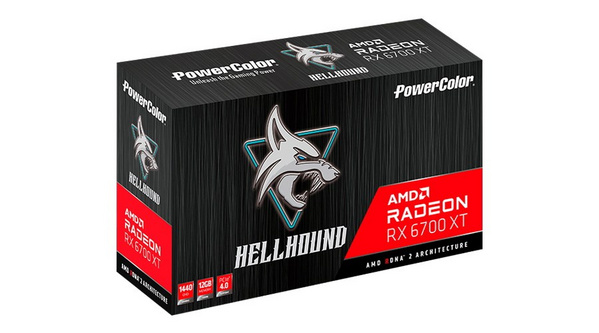 Kartelë Grafike PowerColor HellHound RX 6700XT, 12GB GDDR6, 2560 Stream Processors, e zezë