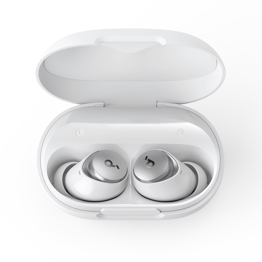 Kufje wireless Soundcore by Anker Space A40, të bardha