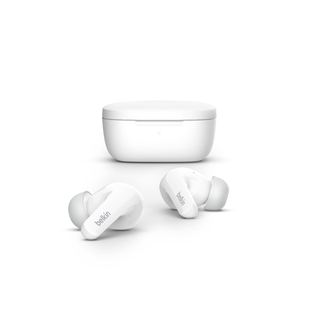 Kufje wireless Belkin SOUNDFORM Flow, in-ear, IPX5, të bardha