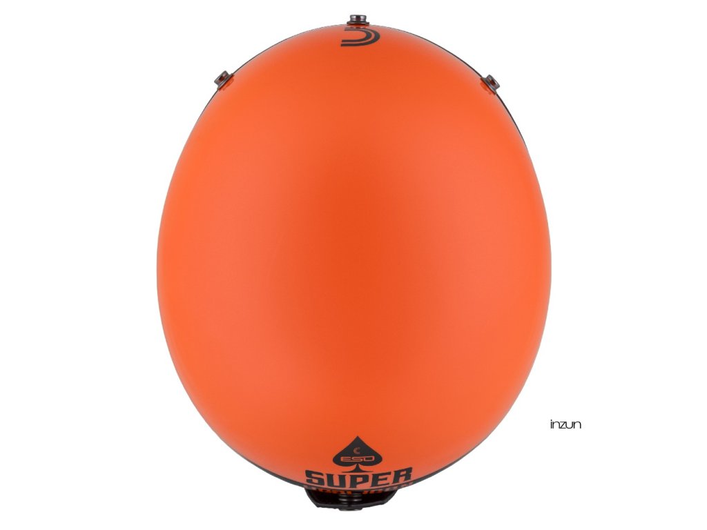 Helmë moto CASSIDA Eso Super Hooligan, fibër xhami, ECE 22.06, e zezë portokalli pearl