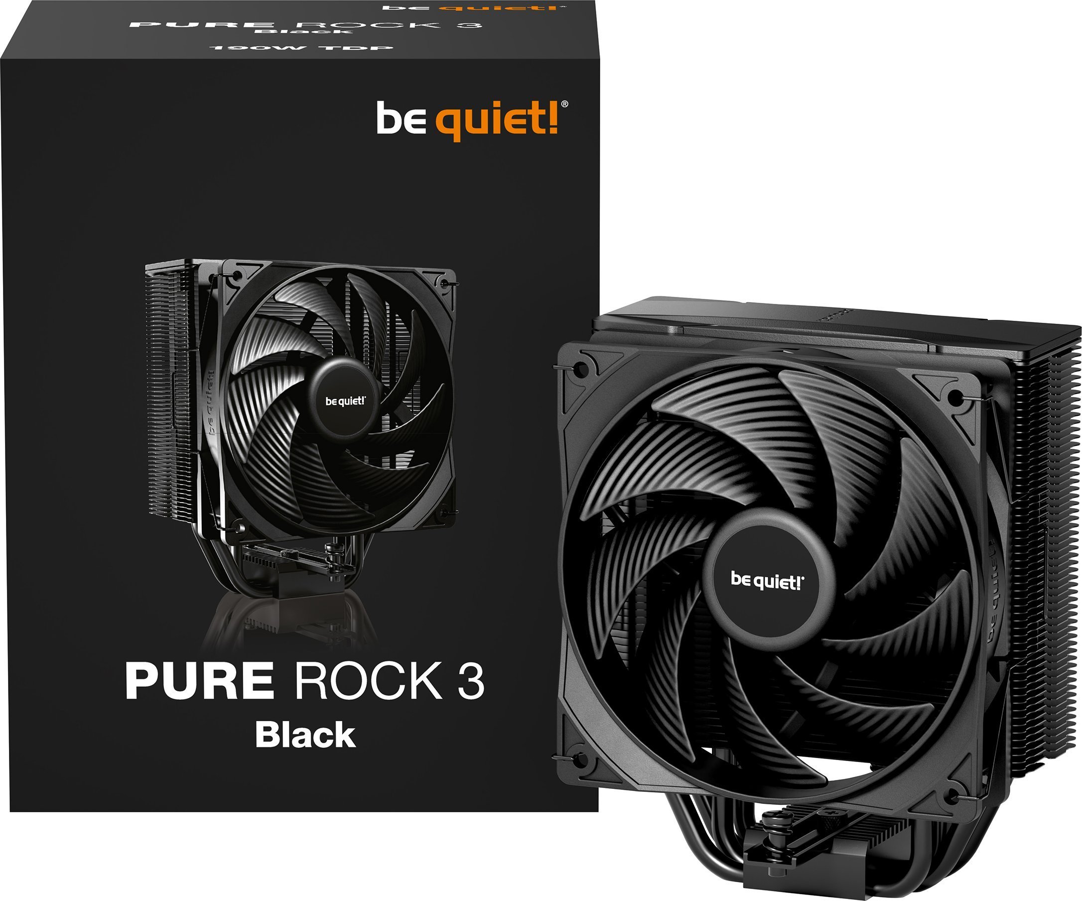 Ладилник за процесор Be Quiet Pure Rock 3 Black, 120mm, 2000 RPM, црн