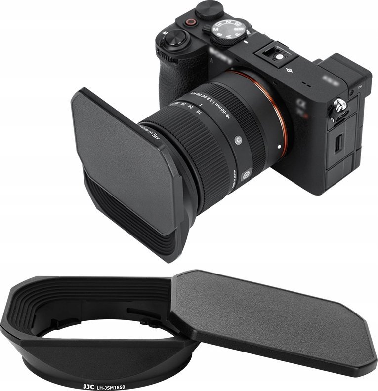 Kapak dielli për objektiv JJC LH 582 02, për Sigma, i zi