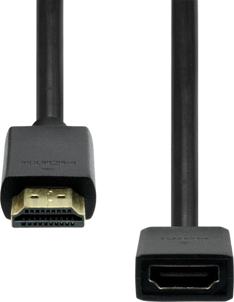 Kabëll zgjatues HDMI ProXtend 2.0, 2m, i zi