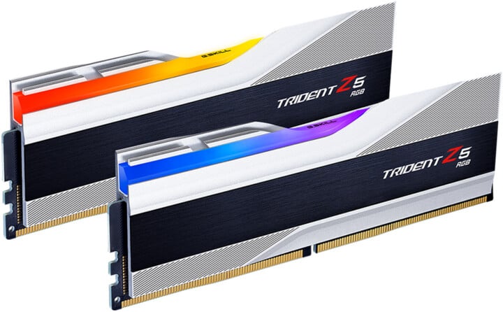 Module të memories G.Skill Trident Z5 RGB 32GB (2x16GB) DDR5 6000 CL40, të argjendta