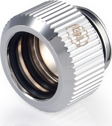 Lidhëse për tuba të fortë Bitspower Touchaqua, 12mm, set 2 copë, argjend