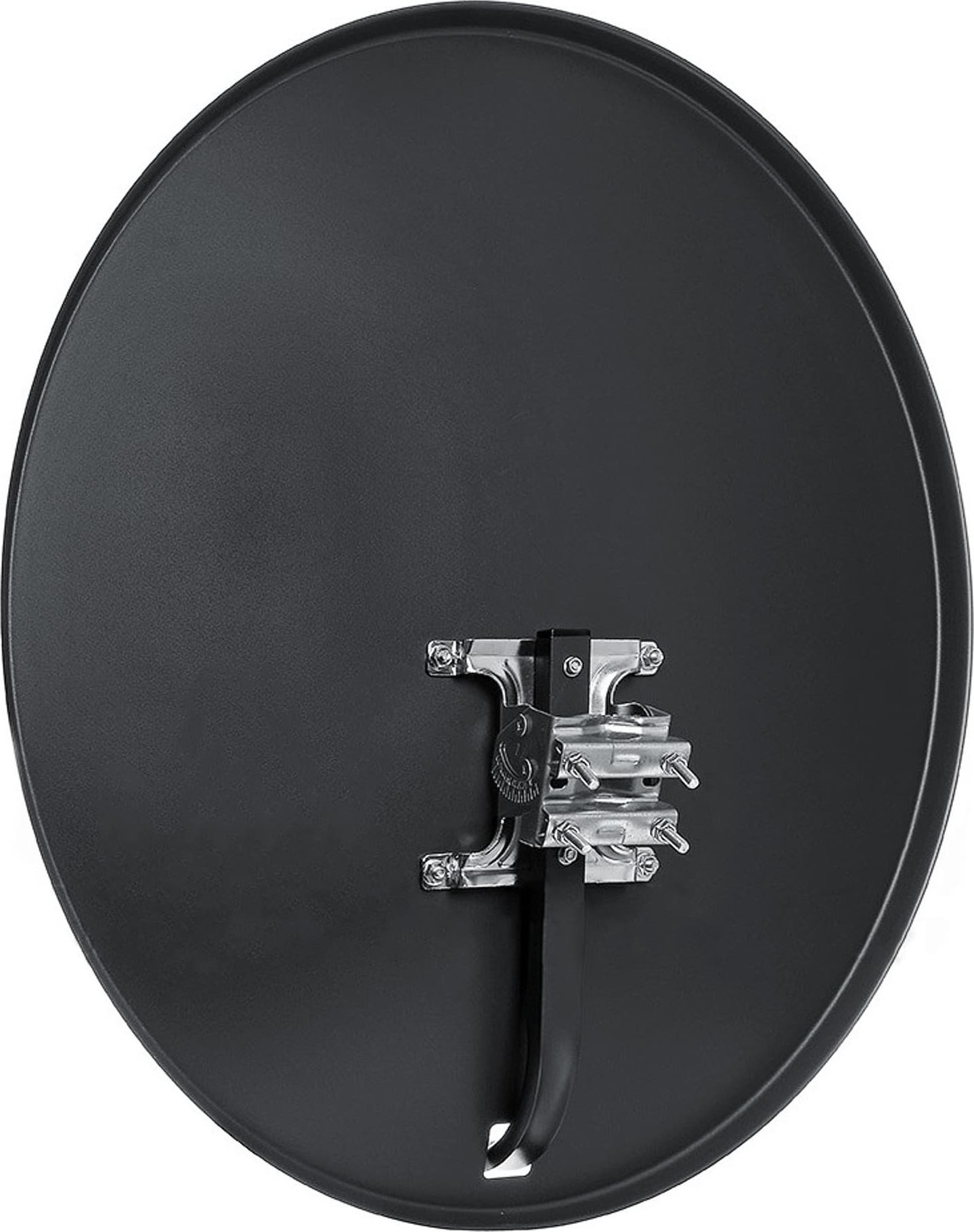 Antena satelitore Corab COR-800SAE-C, 80 cm, çelik, grafit e errët