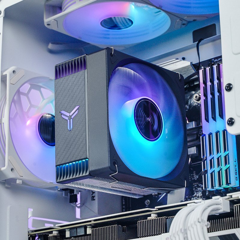 Ftohës CPU Jonsbo CR-1000 EVO, RGB, një kullë, i zi