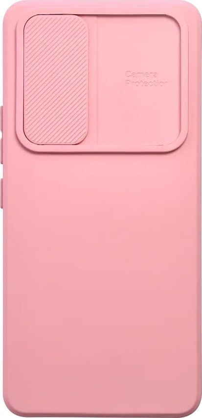 Mbulesë telefoni Slide për Samsung A14 5G A14 4G, TPU, me kapak kamere, rozë e çelët