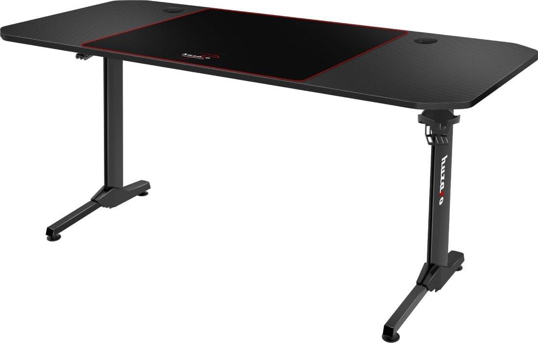 Tavolinë gaming Huzaro Hero 4.7, me pad të madh, organizues kabllosh, e zezë