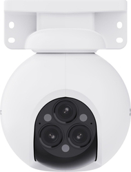 Надворешна камера Ezviz H80f Multi, 3 леќи 2K+, 360°, ноќен вид во боја, бела