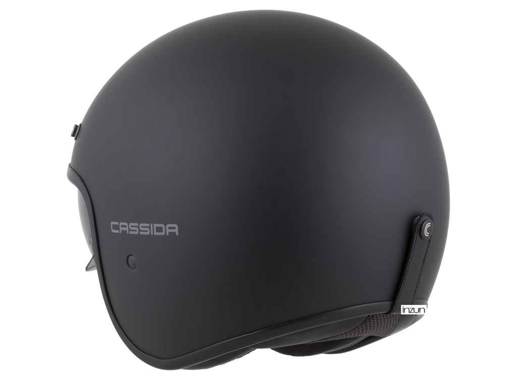 Helmetë moto CASSIDA Oxygen 2.0 Solid, open face, vizor dielli, e zezë mat gri e errët