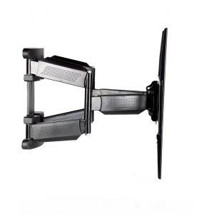 Mbajtëse TV ART AR-75, 23-65", 50kg, VESA 400x400, Double Arm, e zezë