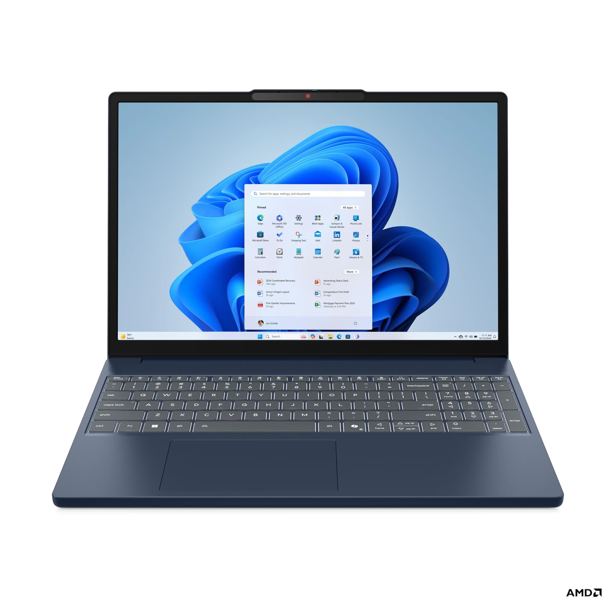 Laptop Lenovo IdeaPad Slim 3 15ARP10 15.3", AMD Ryzen 5 7535HS, 16GB DDR5, 512GB SSD, AMD Radeon 660M, i kaltër