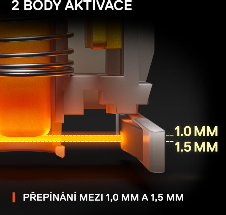 Tastierë SteelSeries Apex 9 Mini, OptiPoint, US, e zezë