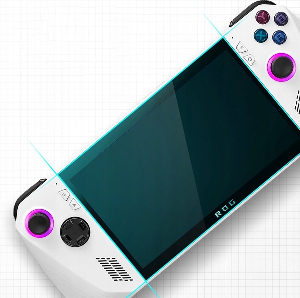 Xham mbrojtës Spigen Glas.tR Slim për Asus Rog Ally, 9H, transparent