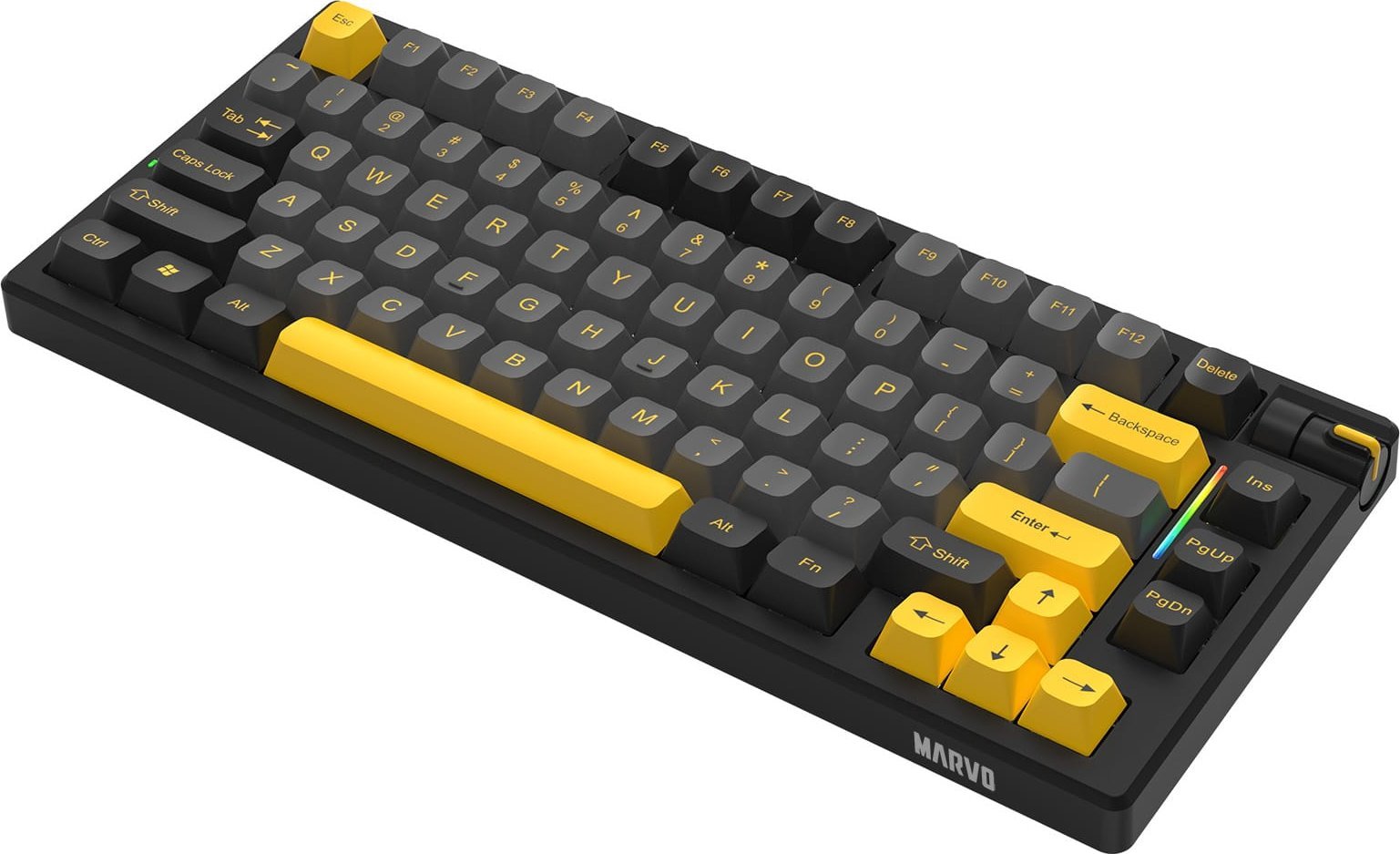 Tastierë gaming Marvo MEQA 80W, tri mode, mekanike, RGB
