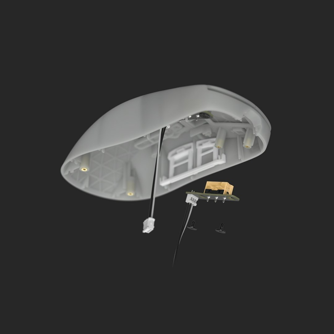 Maus Endgame Gear OP1 RGB, optik, 26000 DPI, i bardhë