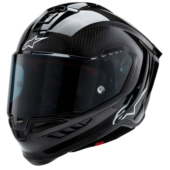 Helmë moto Alpinestars Supertech S-R10 Solid, full face, madhësia XS, e zezë