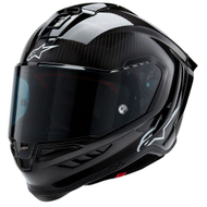 Helmë moto Alpinestars Supertech S-R10 Solid, full face, madhësia XS, e zezë