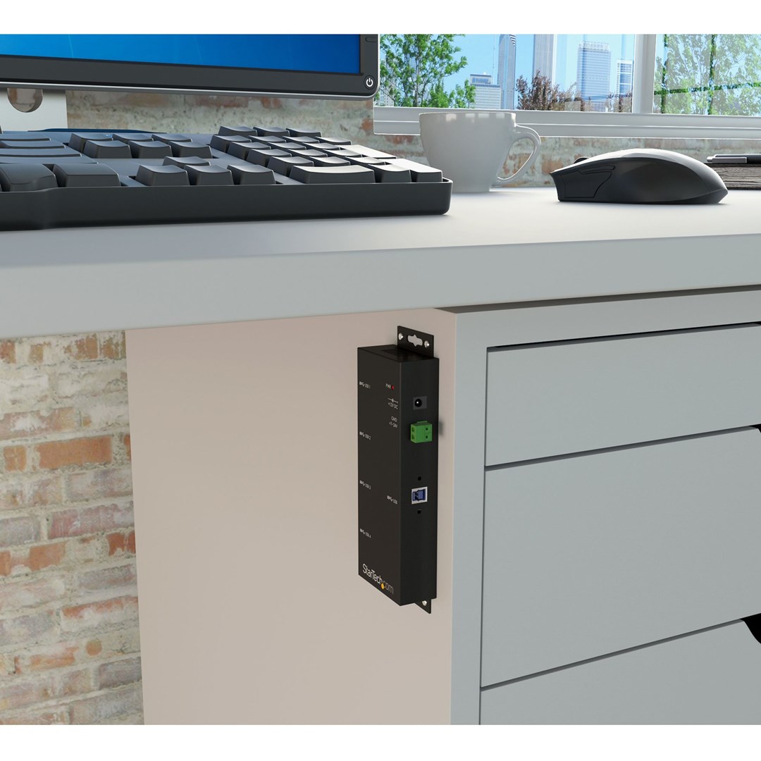 Qendër USB StarTech ST4300USBM, 4-Port, USB 3.2 Gen 1, e zezë