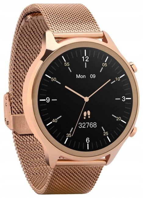 Ora e zgjuar Garett Veronica, ekran 1.3" AMOLED, për femra, rozë