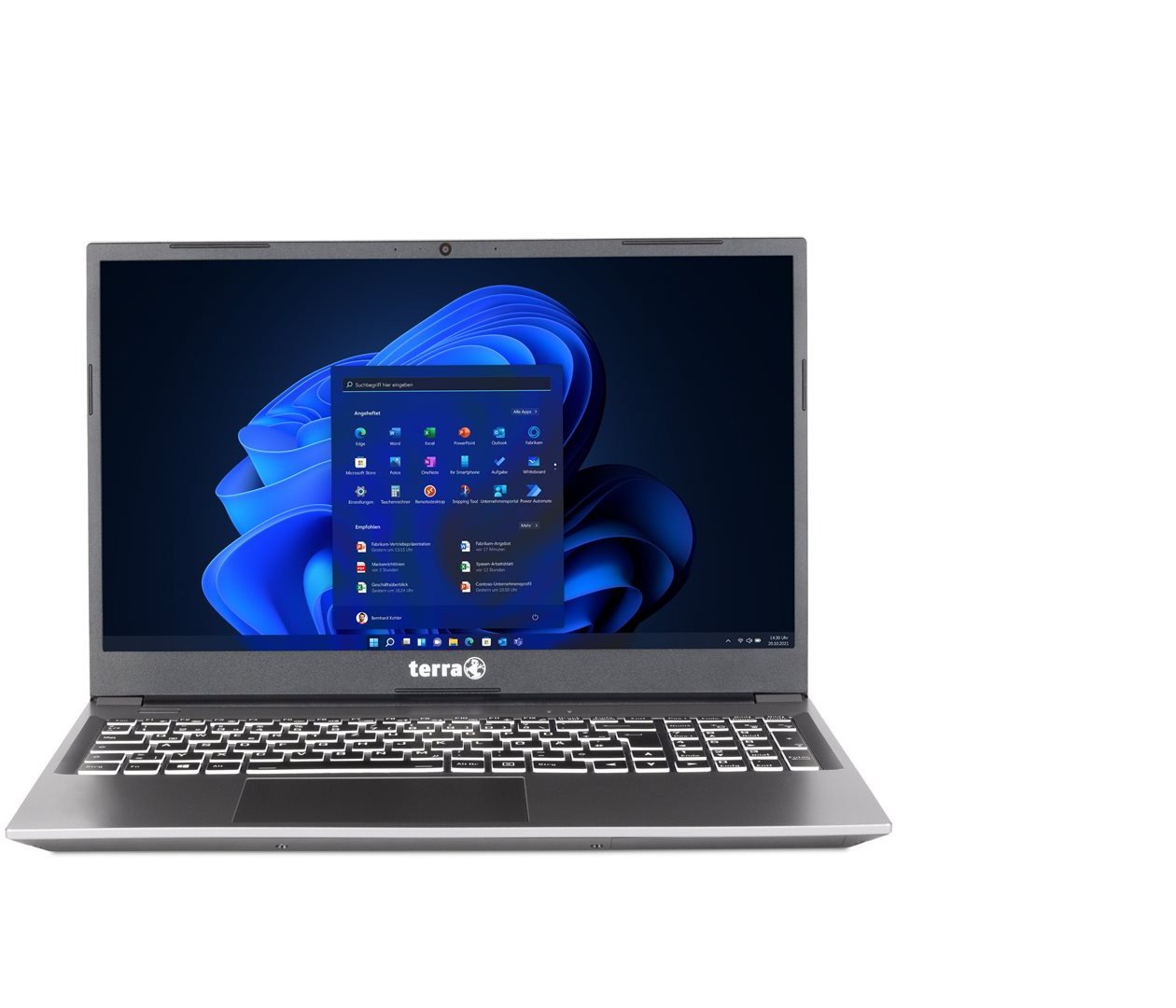 Laptop Terra Mobile 1517R, 15.6", i7 13 gjeneratë, 16GB RAM, 1TB SSD, gri