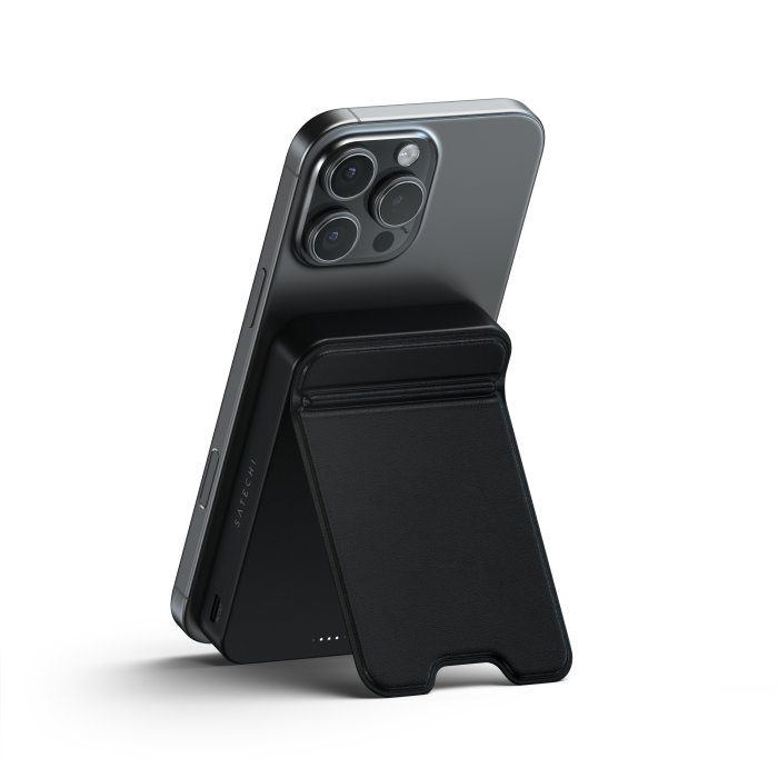 Satechi Qi2 10K Magnetic Power Bank with Stand, Black