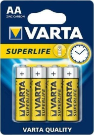 Bateri Varta Superlife AA R6, 4 copë