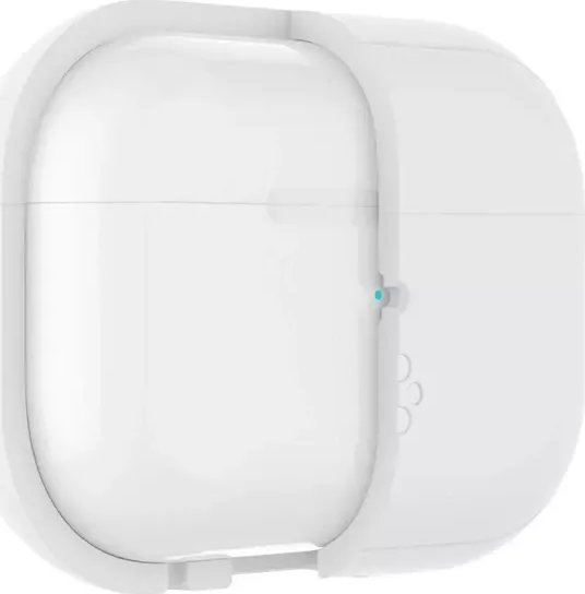Mbështjellës për kufje Apple AirPods Pro 1/2 Spigen Silicone Fit Strap, silikon, me rrip, i bardhë