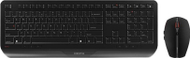 Set tastierë dhe maus Cherry Desktop Gentix, RF wireless, US English, i zi