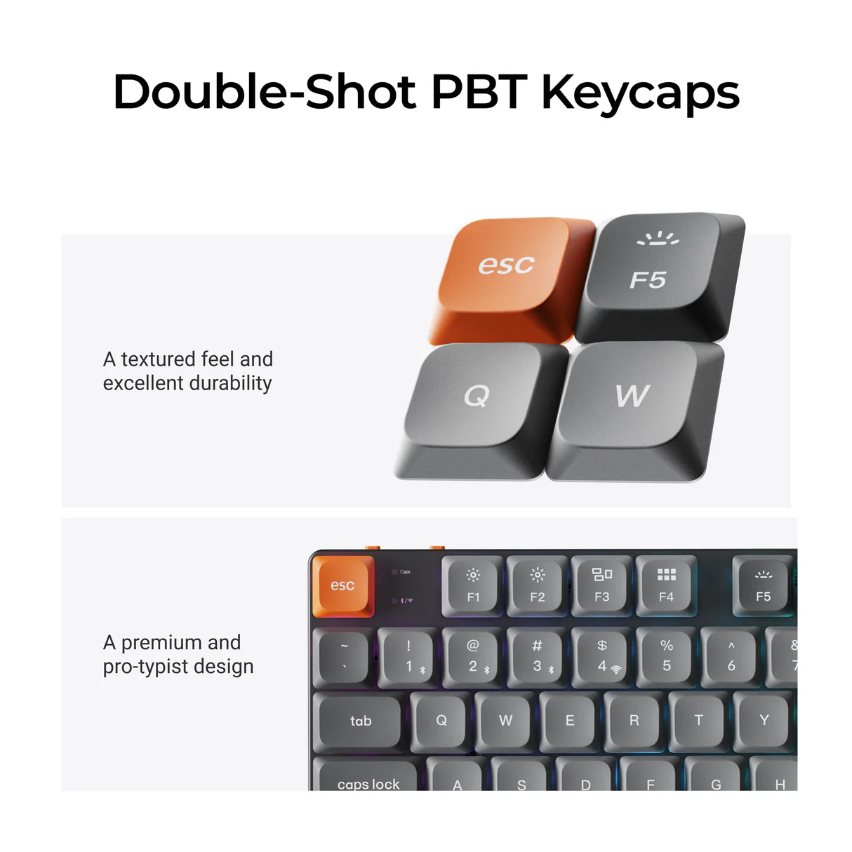 Tastierë Keychron K10 Max, e zezë