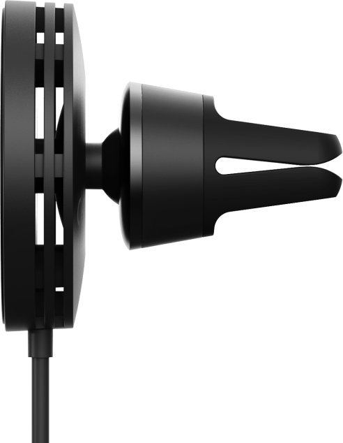 Mbajtës veture me karikues wireless Iottie Velox Qi2, 15W, MagSafe, i zi