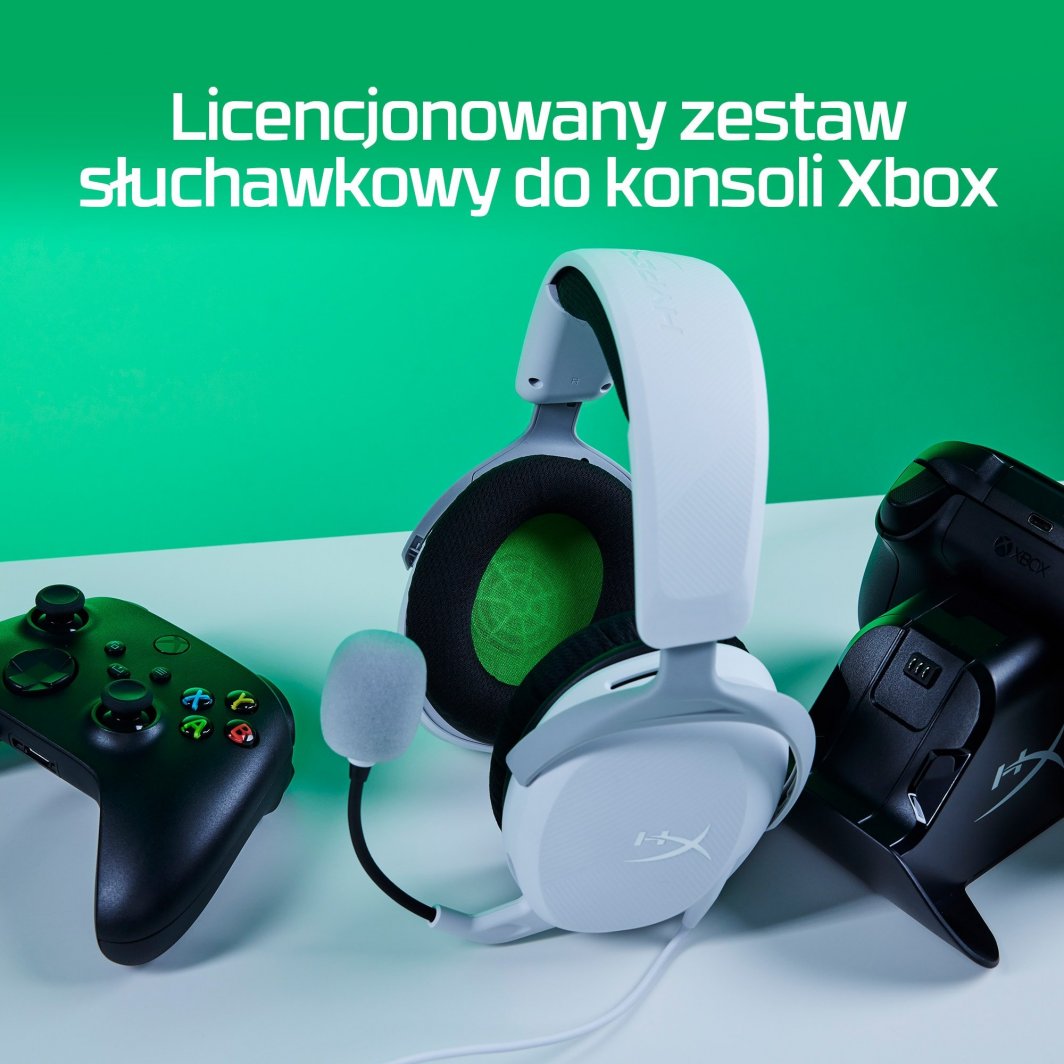 Kufje HyperX CloudX Stinger 2, të bardha