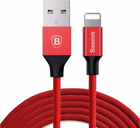 Kabllo Basues USB A - Lightning CALYW-A09, 1.8m, e kuqe