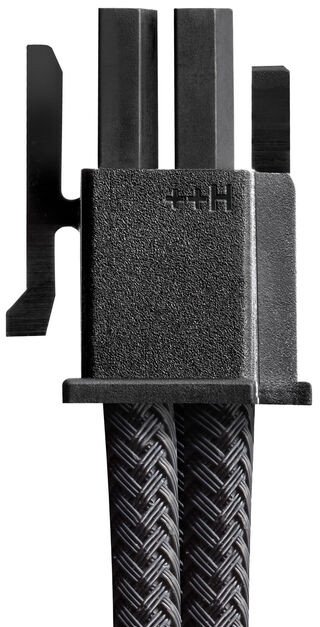 Kabllo për furnizim me energji CableMod Pro ModMesh 12V-2x6, 3x 8-pin PCIe, 45 cm, i zi