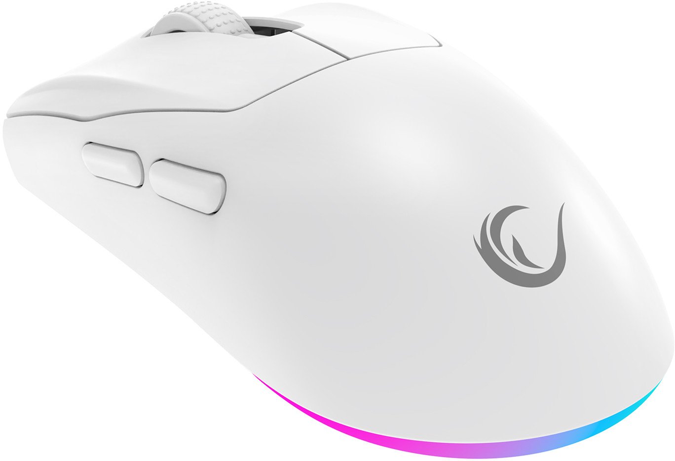 Maus gaming Rampage PROTE M5 PRO, pa kabllo, 26000 DPI, RGB, i bardhë