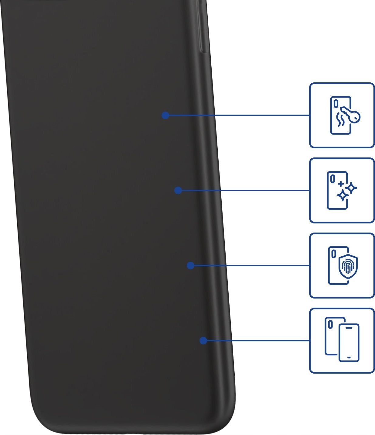 Maskë telefoni 3MK Matt Case Samsung Galaxy S24 FE S721, TPU, mat, e zezë