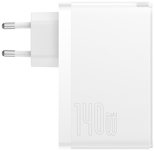 Karikues Baseus GaN5 Pro, 2x USB-C, USB-A, 140W, i bardhë