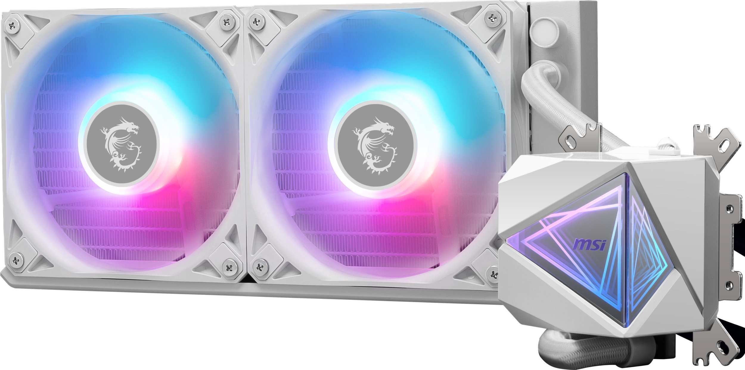 Ftohës uji AIO MSI MAG CORELIQUID I240, 240mm, Intel AMD, i bardhë