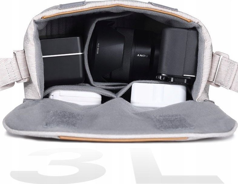 Çantë shpatulle për kamera Ulanzi Umar F01 4L, najlon, gri