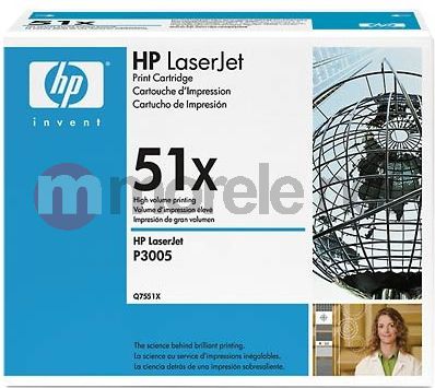 Toner për printer HP 51XD, i zi